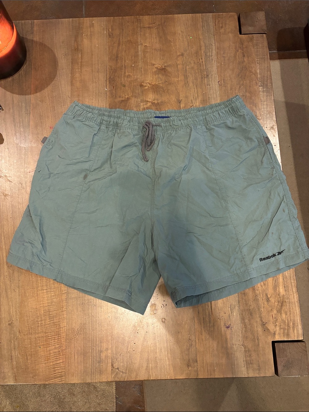 Reebok Men’s Sage Green Swim Trunks